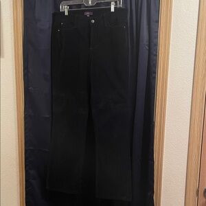 NYDJ black corduroy pants size 10